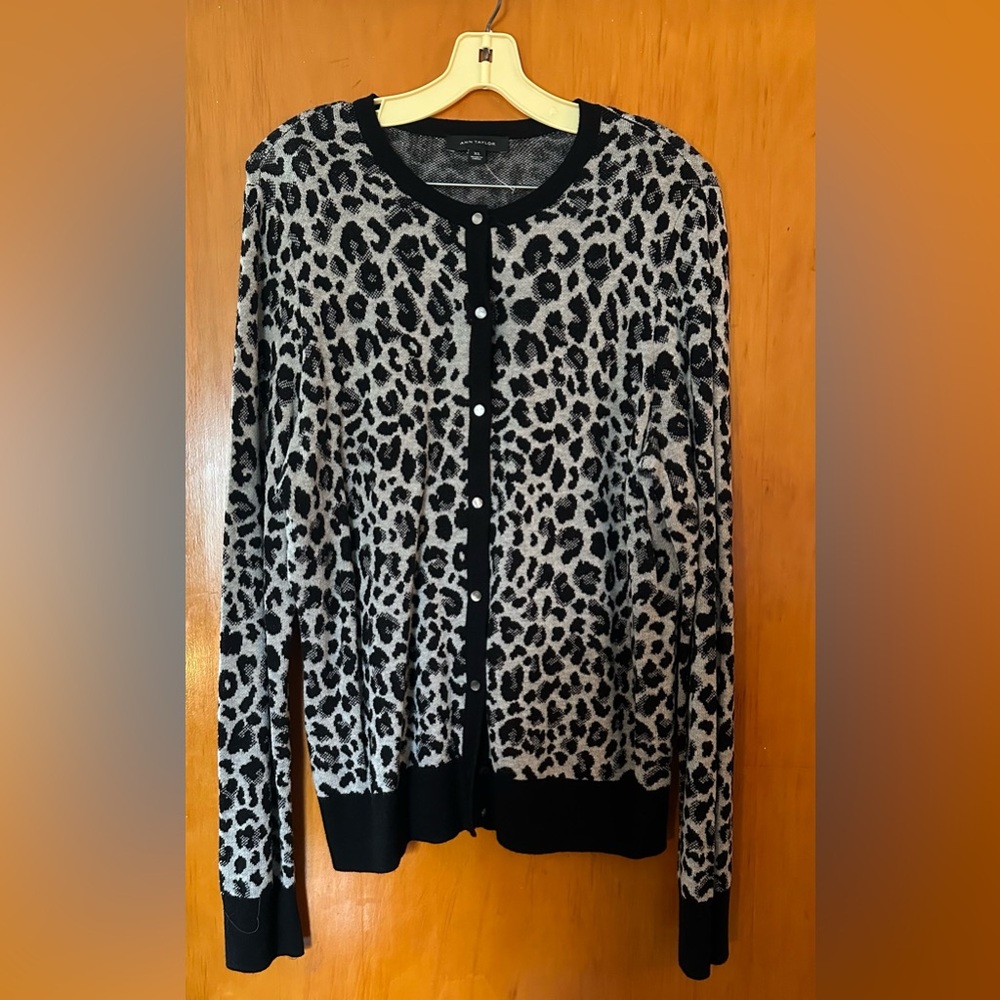 Ann Taylor Crew Neck Cardigan